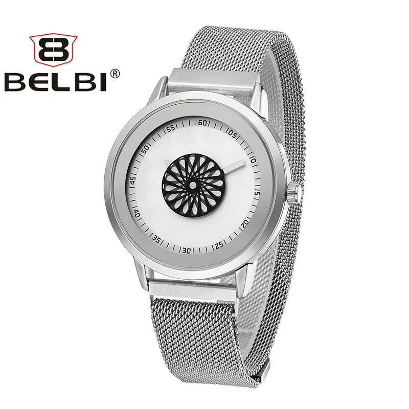 Мужские часы 2019 люксовый бренд BELBI модный дизайн водонепроницаемые кварцевые