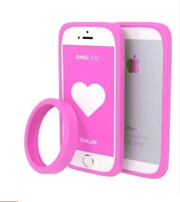 Чехол ночь лёгкие свечение светящийся Universal силикон кольцо рама для iphone 5S 4S samsung