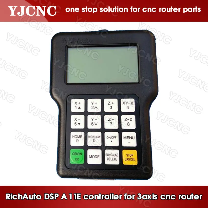 RichAuto DSP A11E A11S USB 3 оси ЧПУ пульт дистанционного управления lerfor CNC маршрутизатор