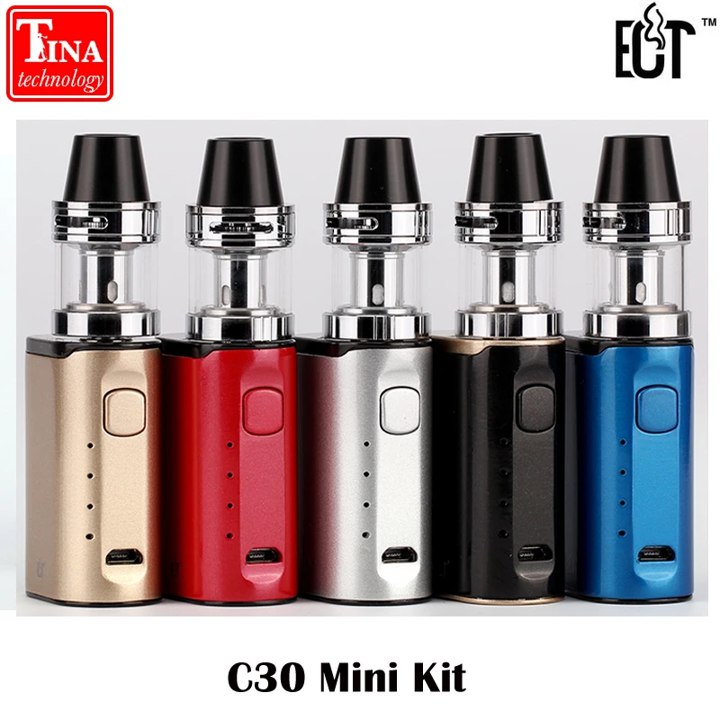 Новый оригинальный ECT C30 электронные сигареты мини комплект Топ заполнения kenjoy Met