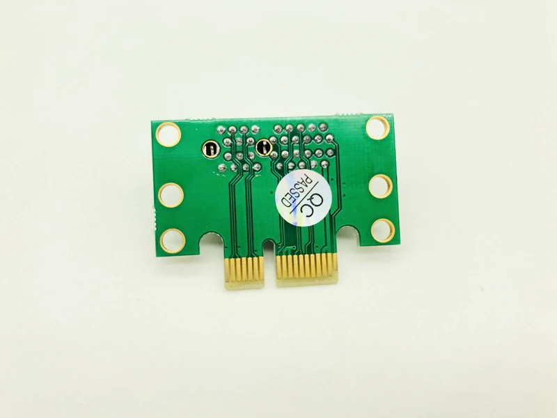 Компьютерные разъемы H1111Z переходная плата PCI Express разъем x1 к адаптер 90 градусов