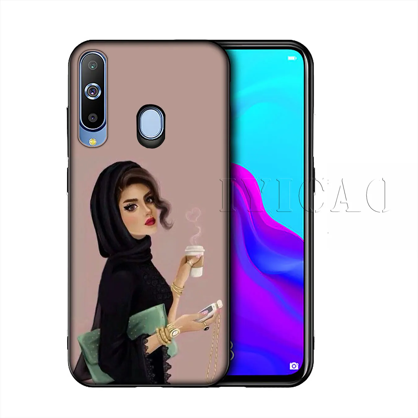 Мусульманский Исламский женский Мягкий силиконовый чехол для Samsung Galaxy A70 A60 A50 A40 A30