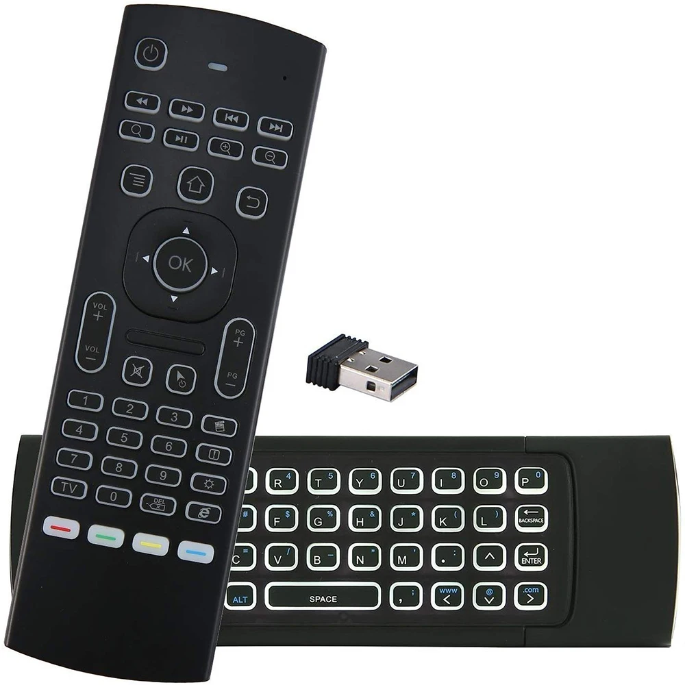 Пульт дистанционного управления MX3 Air Mouse 2 4 ГГц с подсветкой | Электроника