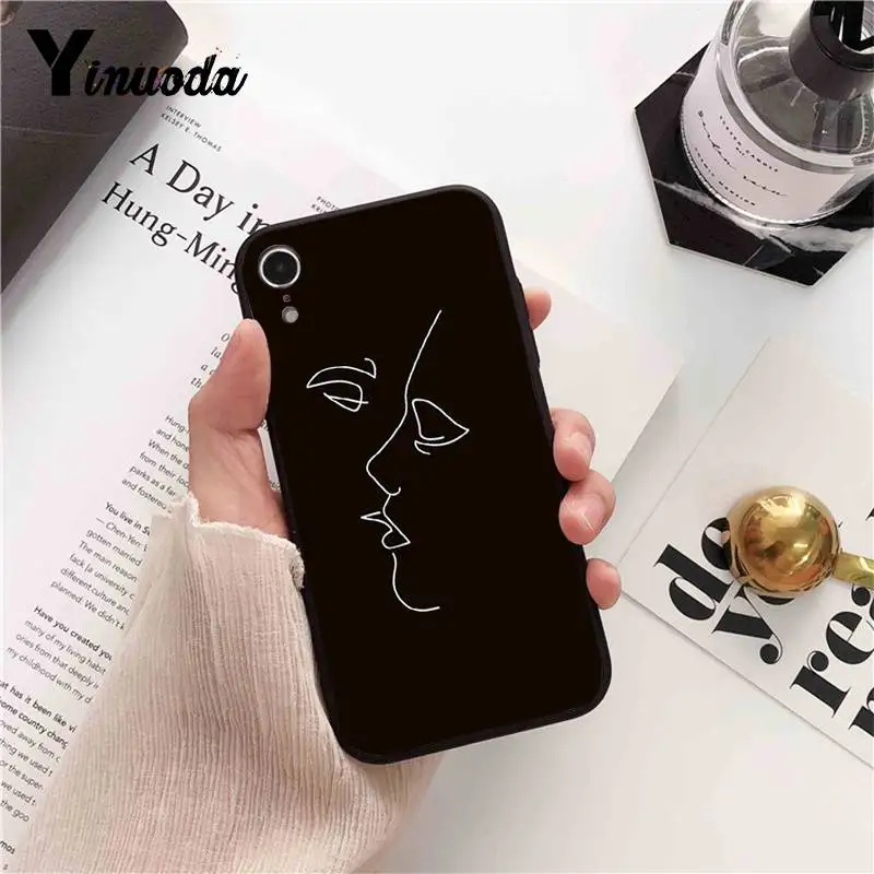 Силиконовый чехол Yinuoda для iPhone 8 7 6 6S 6Plus X XS MAX 5 5S SE XR Fundas Capa 11 pro max | Мобильные