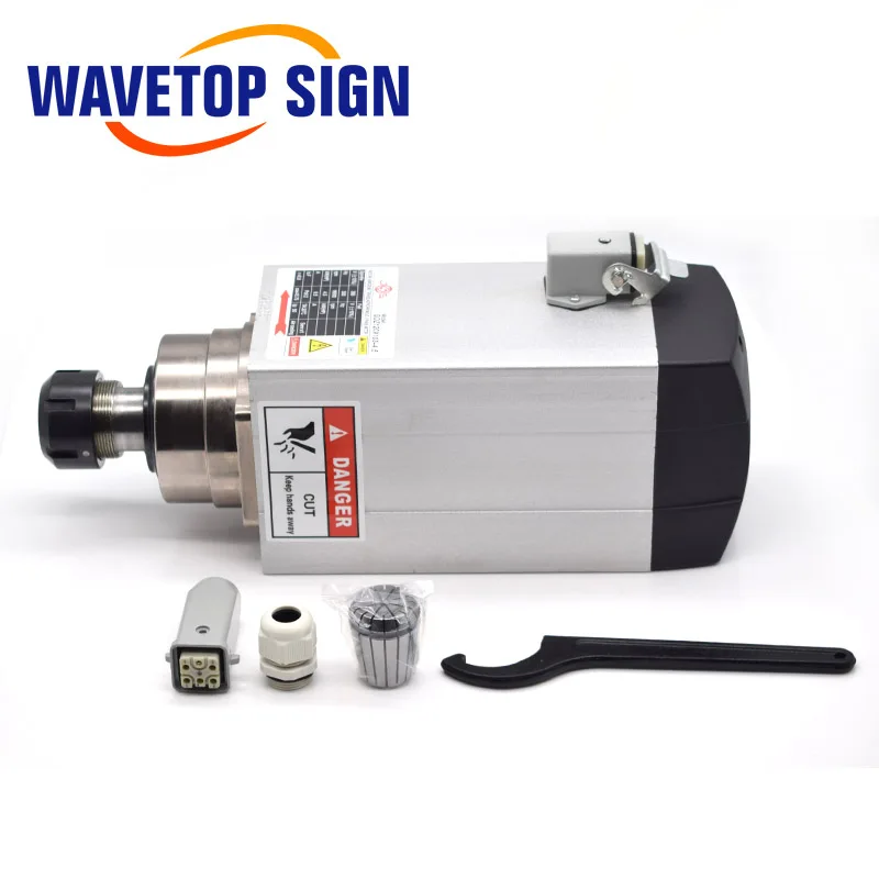 WaveTopSign воздушное охлаждение шпинделя 4.5kw GDZ120 * 103 4 5 ЧПУ 380 V 9.5A патрон гайка ER32|nut