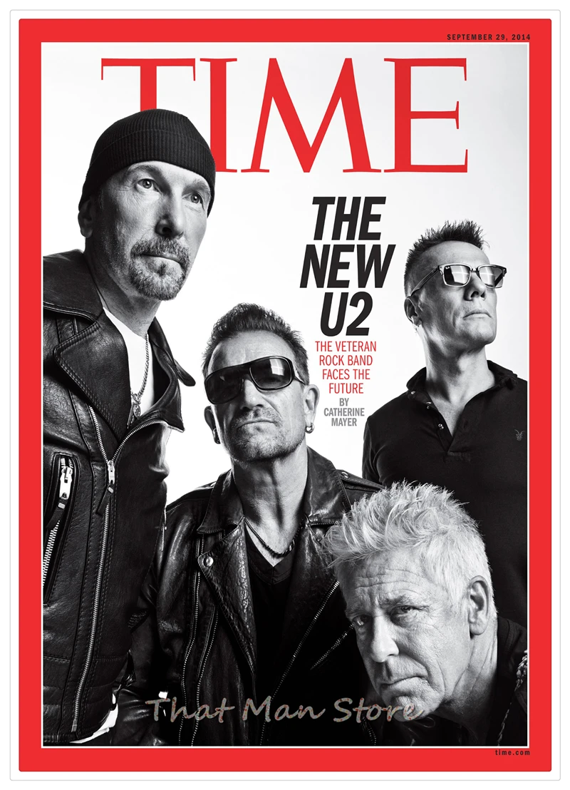 U2 плакат Clear Image стены наклейки украшения дома хорошее качество печать белый плакат на крафт-бумаге Home art бренд