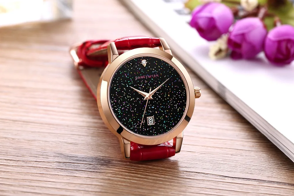 Звездное небо часы дамы Montre Femme для женщин кварцевые модные Элитный бренд алмаз