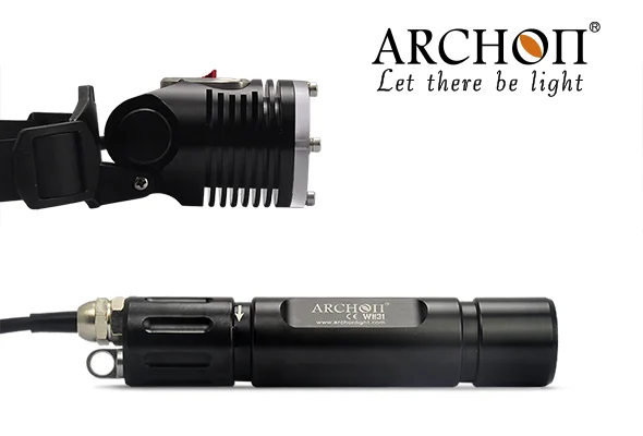 Налобный фсветильник ARCHON DH25 WH31 для дайвинга CREE XM L макс. 1000 люмен подводный 100 м