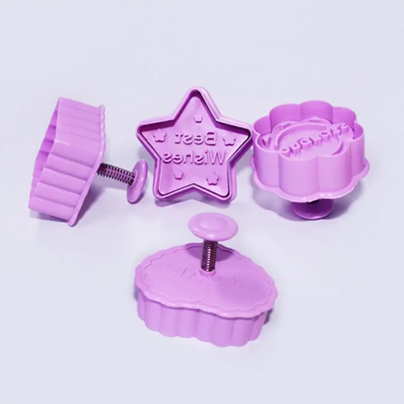 DIY Cookie Pastry Tools Love Heart Star Cake Press Mold Biscuit Stamps Fondant Sugarcraft Cutter Kitchen Baking Tool | Дом и сад
