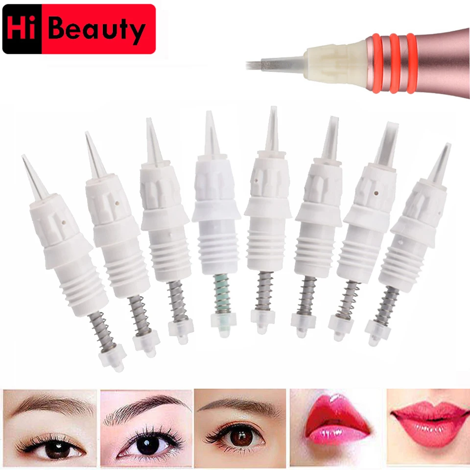 

50pcs/lot Disposable 9mm Screw Tattoo Needle Cartridge For Charmant 3/4 Permanent Tattoo Machine Pen 1P 1D 2P 3P 3FP 5P 5FP 7FP