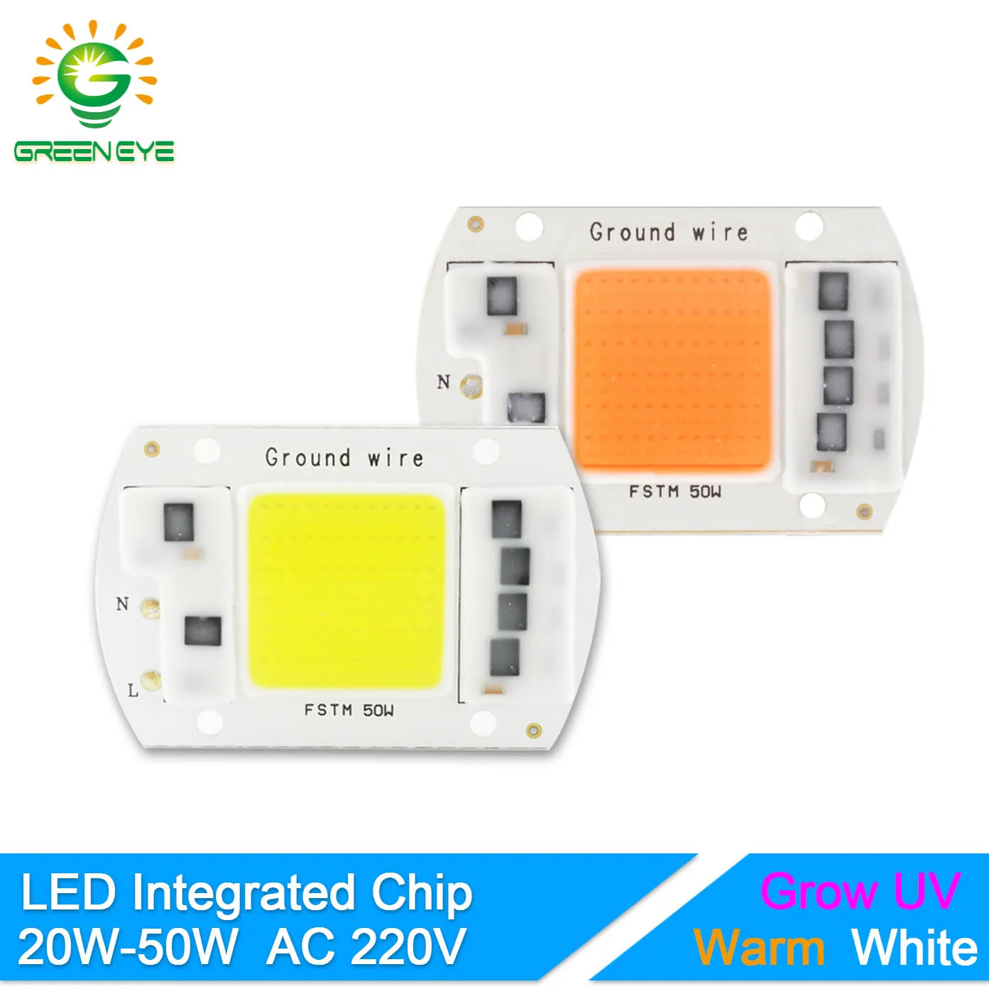 GreenEye Интегрированный Светодиодный светильник для выращивания чип полный спектр