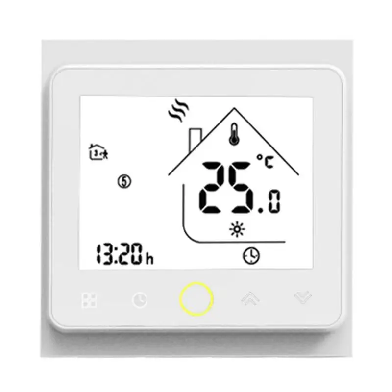 BHT-002-GA WiFi умный термостат контроллер температуры для воды/электрический подогрев пола вода/газовый котел семейная интеллектуальная система - Цвет: BHT-002-GA