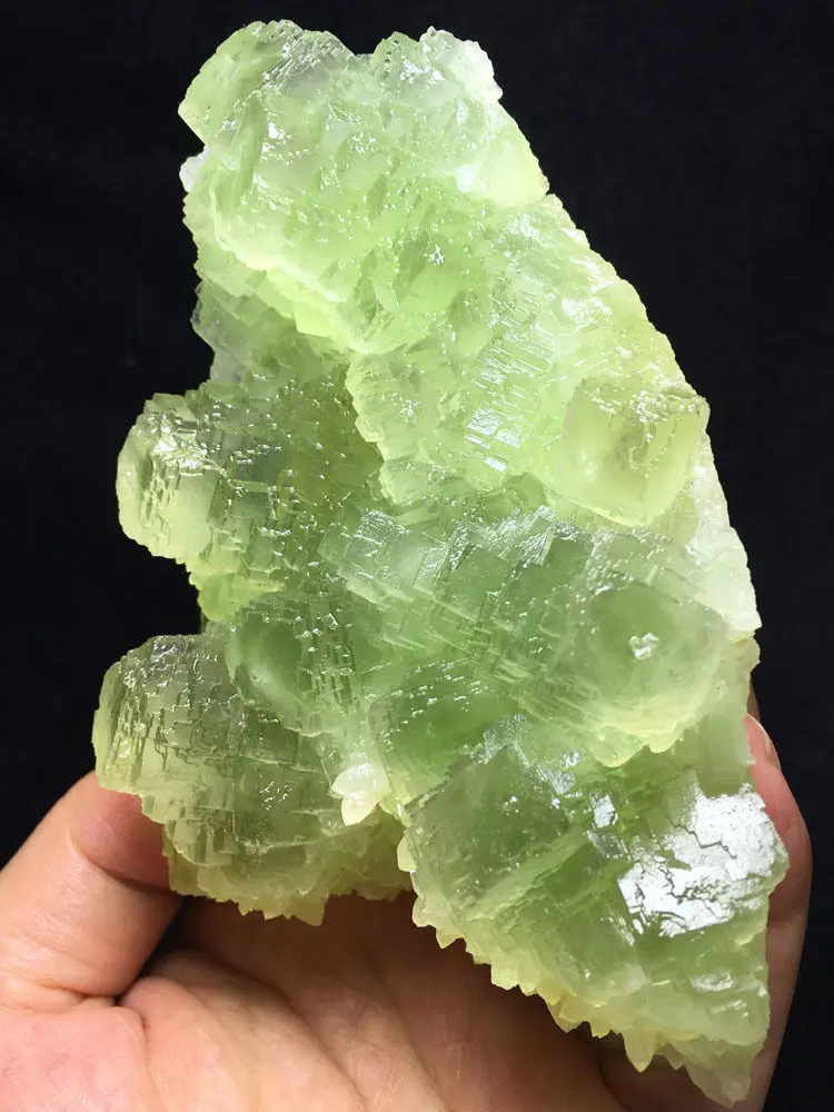 

Натуральный кубический зеленый фотоальбом 452 г, минеральный образец, подарки на выпускной