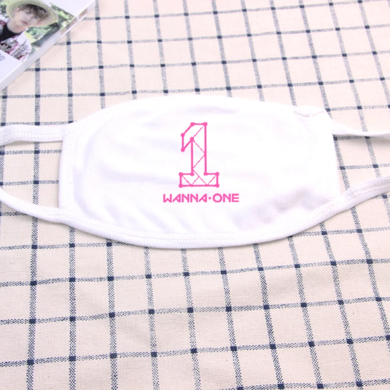 Type 1 White Allkpoper KPOP Wanna One Masks маска для рта Kang Daniel LAI KUAN LIN YOON JI SEONG унисекс новая маска для лица из хлопка - Цвет: Type 1 White