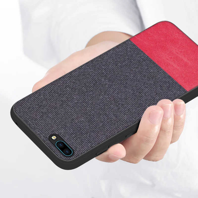 CoolDeal чехол для huawei honor 10 мягкий силиконовый край ударопрочный тканевый |