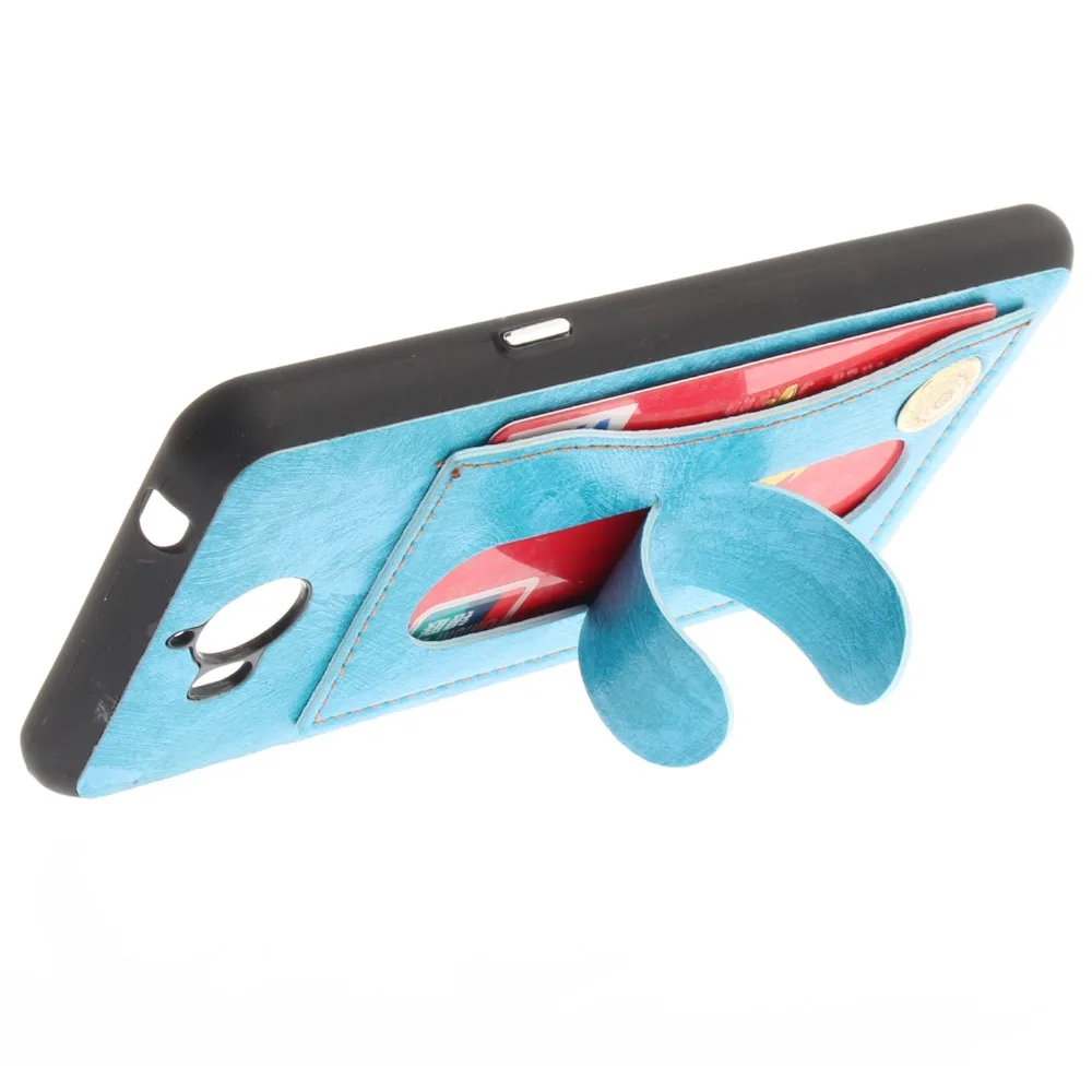 TIPFLY Stand Card Slot Fundas For Huawei Y5 2017 Soft TPU Kickstand Function Back Cover for Y6 Phone Case Capa |