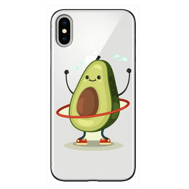 Чехол для телефона avocado iPhone 6 6S Plus 5 11 11PRO MAX SE 7 8 7Plus X XR мягкий силиконовый защитный