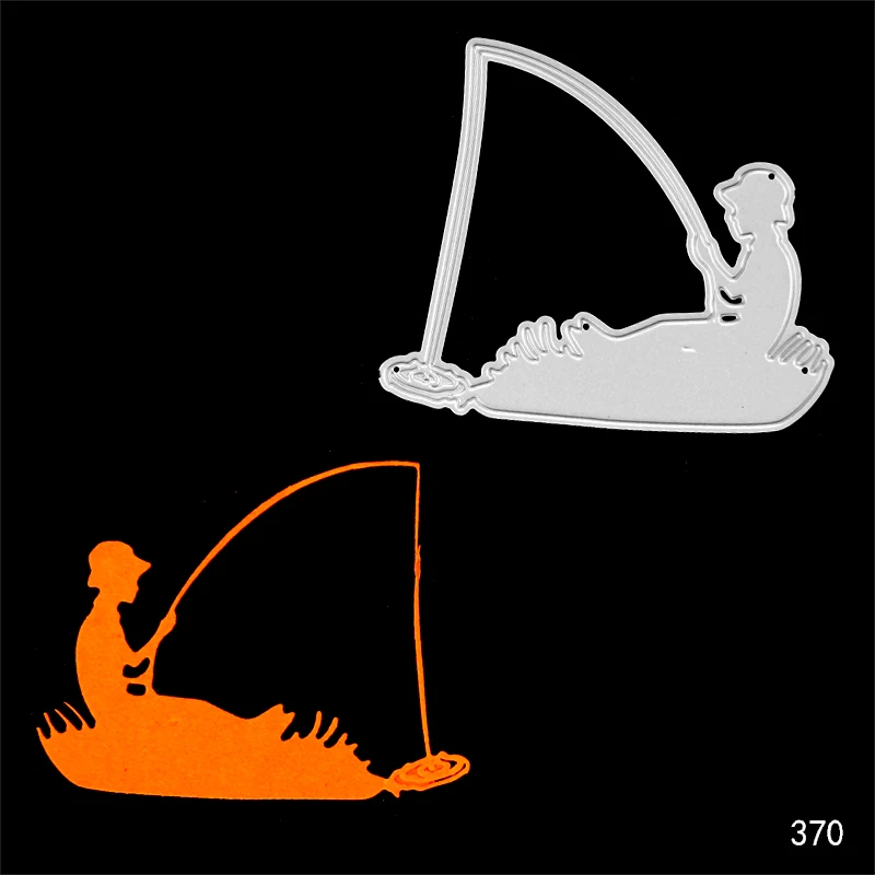 2017 New Metal Die cut Fishing Cutting Dies For DIY Scrapbooking Decorative Craft Photo Album Embossing Paper Crad | Дом и сад