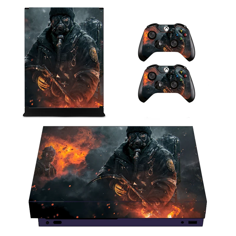Виниловая наклейка для Xbox One X Console 2 Controller Защитная пленка Xboxone | Электроника