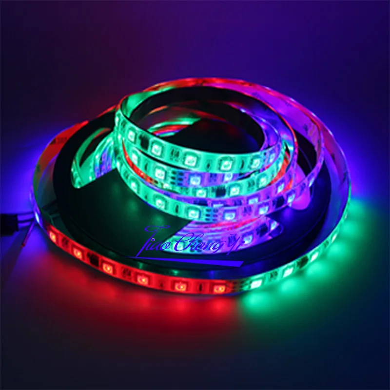 5 м WS2811 16703 IC 16703 60 Светодиодный/м DC24V Светодиодный адресуемый Цифровой RGB Мечта полноцветный IP20 IP65 IP67 водонепроницаемый
