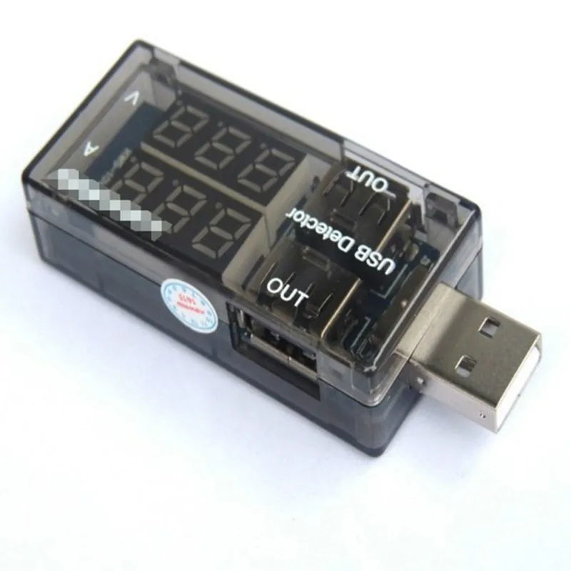 USB ток напряжение зарядный детектор мобильный ток питания и Вольтметр Амперметр Напряжение USB зарядное устройство Тестер двухрядные показывает