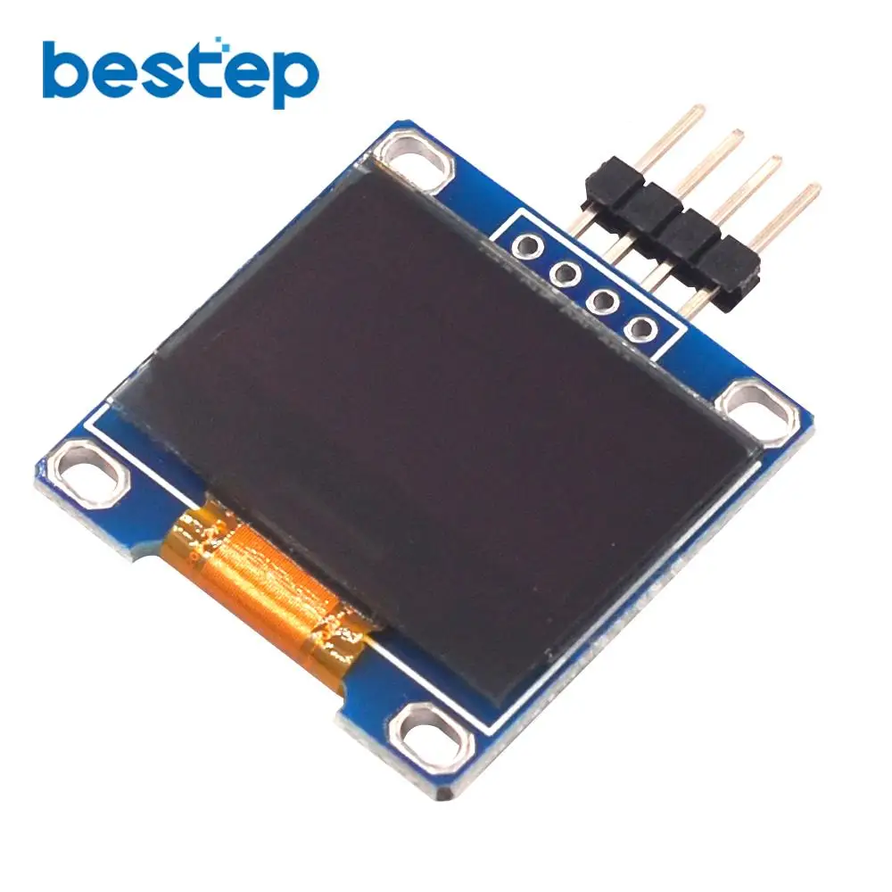Желтый синий двухцветный 0 96 дюйма 128X64 OLED дисплей модуль IIC SPI Communicate | Электронные