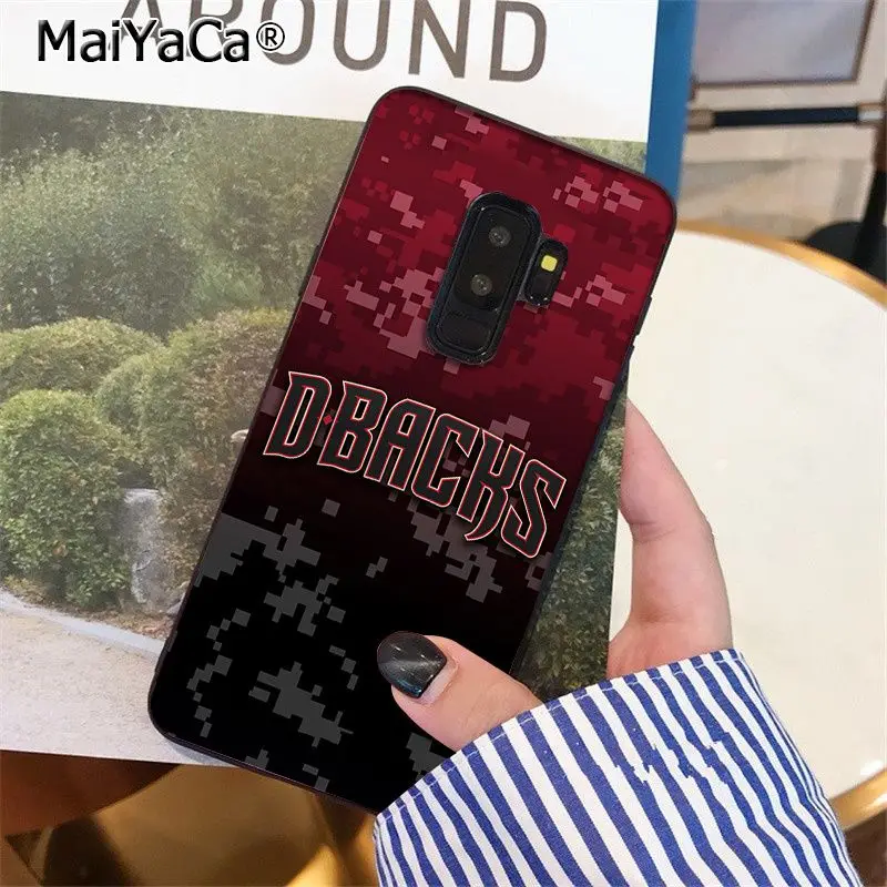 Мягкий силиконовый чехол MaiYaCa Arizona Diamondbacks из ТПУ для Samsung S9 plus S5 S6 S6edge S6plus S7 S7edge S8