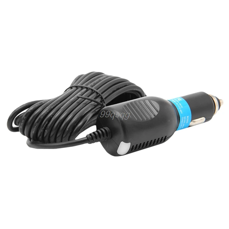 DC 5 В 2.1A мини USB Автомобильное зарядное устройство кабель адаптер Шнур 3,5 м для gps Автомобильная камера Прямая поставка