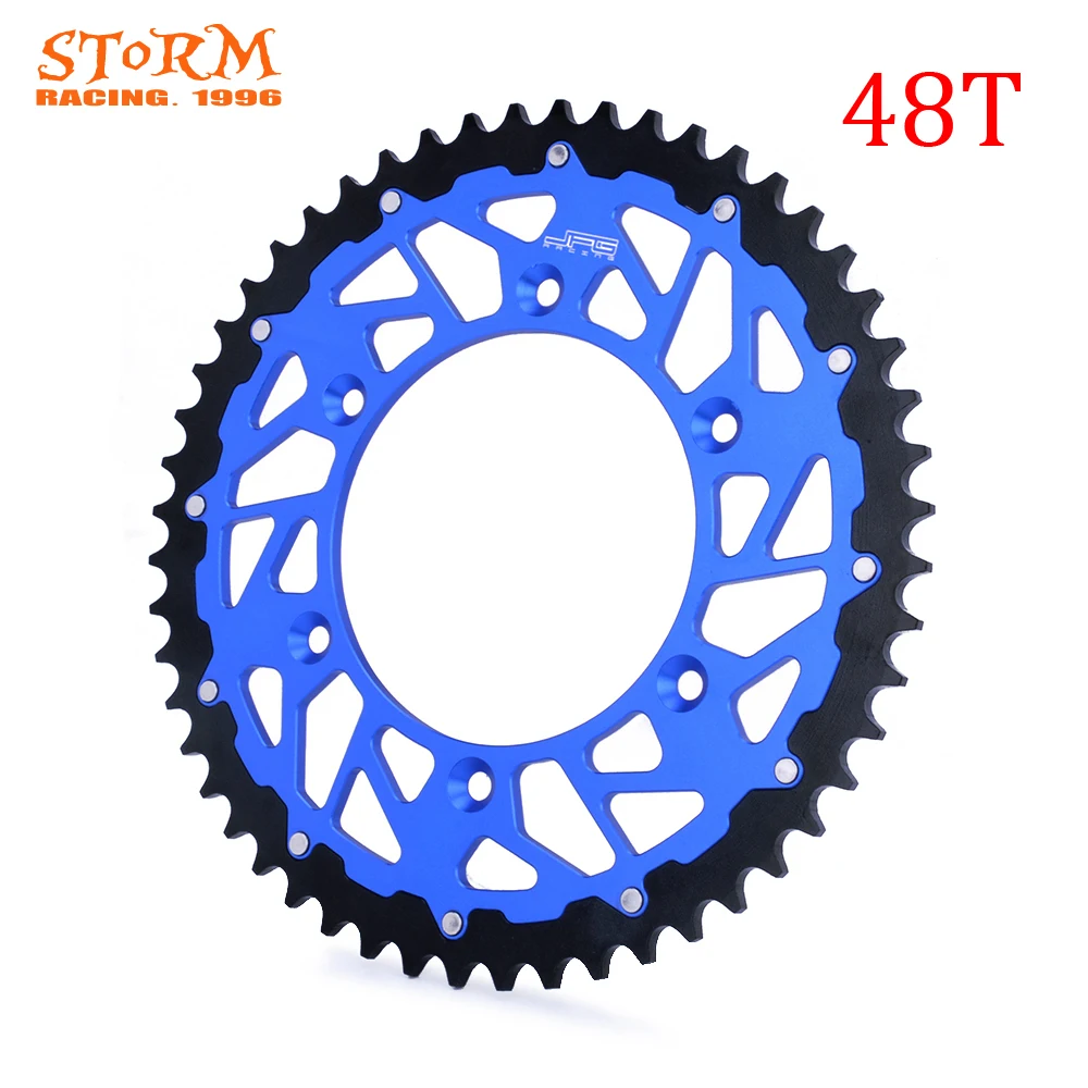 42 44 45 46 47 48 49 50 51 52 T Teeth Rear Chian Sprocket For KTM MX SX XC XCW LC4 SXF XCF DUKE SMR 300 350 400 450 505 525 530 - Цвет: 48T Blue