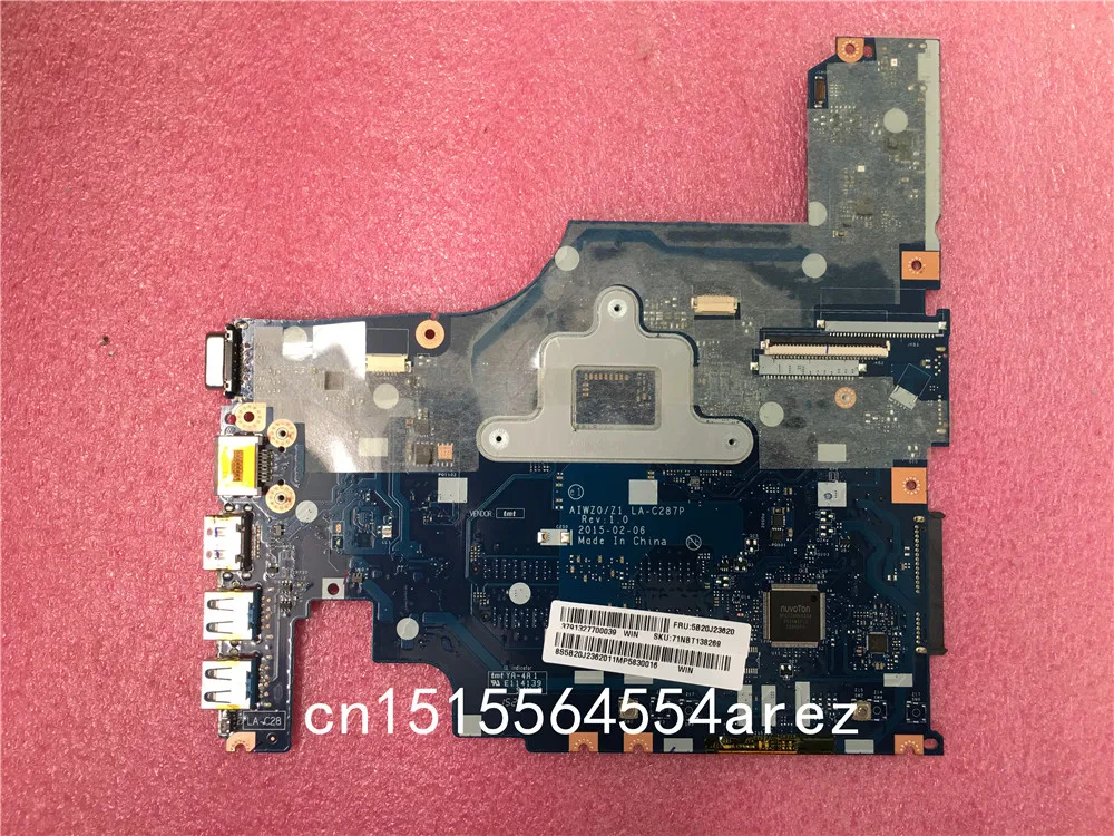 Новый и оригинальный ноутбук Lenovo Z51-70 I7 I7-5500 материнская плата UMA WIN AIWZ0/Z1 Rev1.0 LA-C287P
