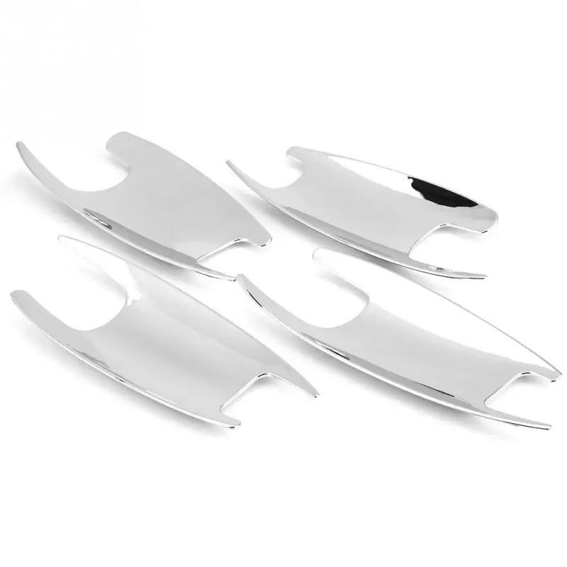 4 шт. накладки на крышку автомобильной двери для C класса W205 GLC class X253 E W213 ABS Chrome