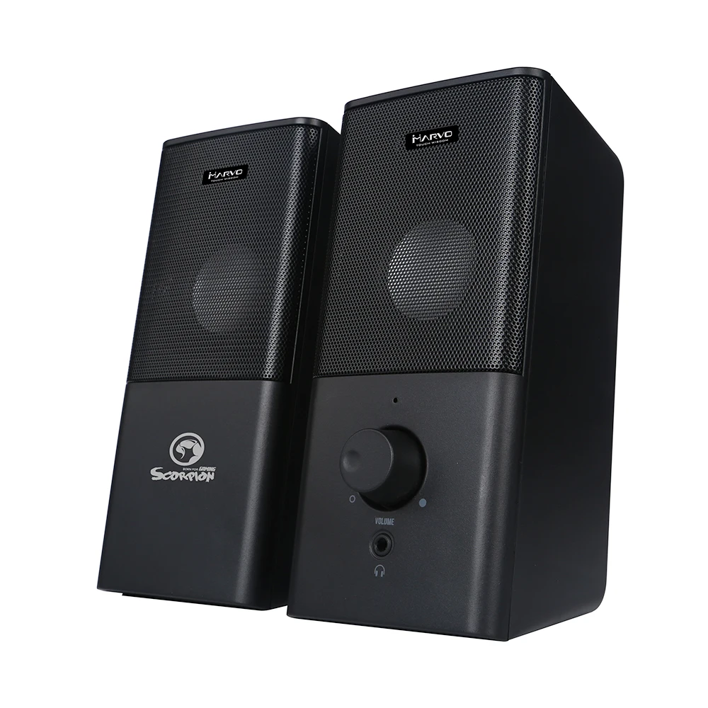 MARVO SG 117 USB power ed стерео динамик s 2 0 Стерео регулятор громкости аудио для