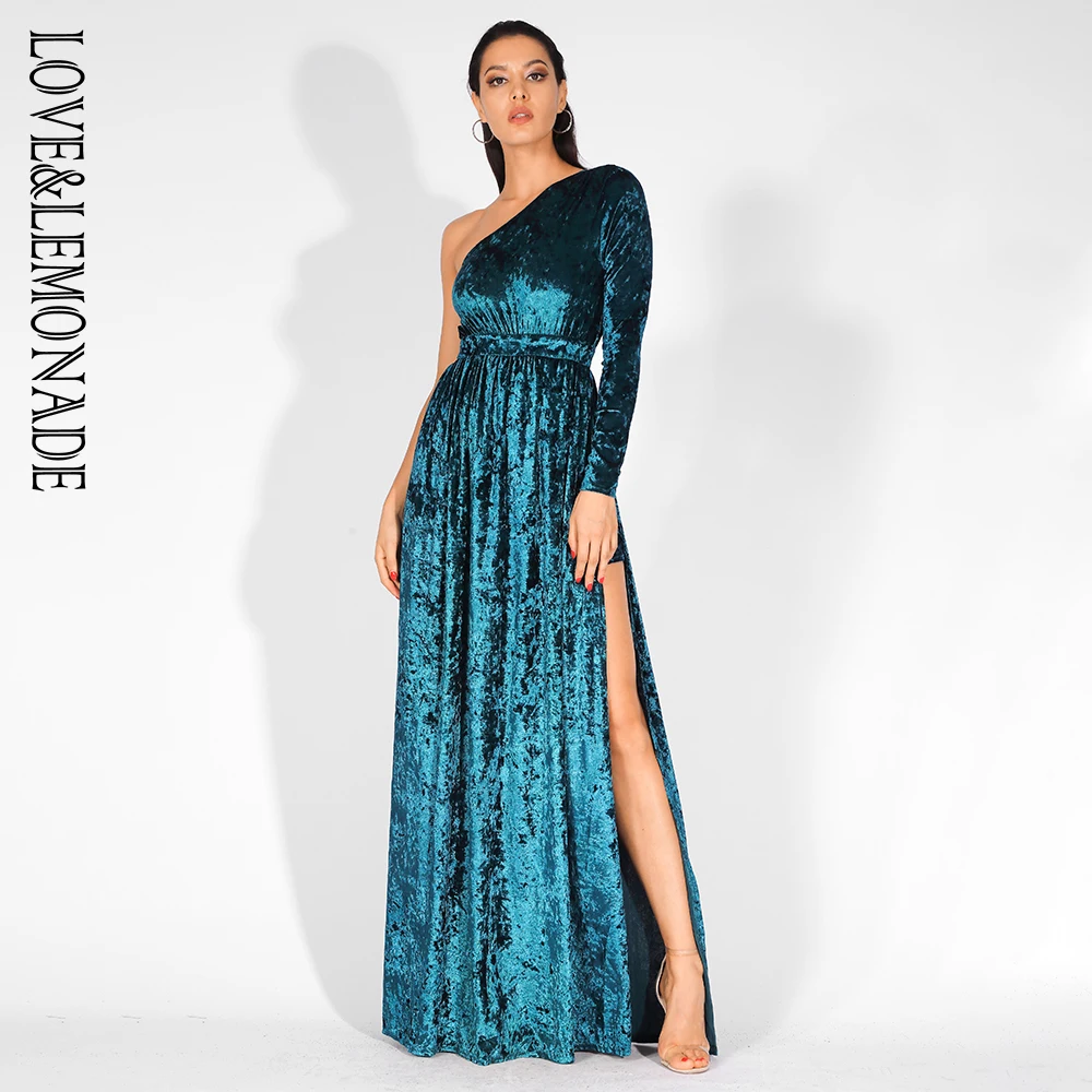 

LOVE&LEMONADE Sexy Strapless Cut Out Velvet Fabric Jumpsuit LM81441