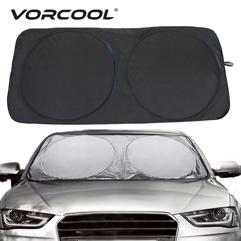 VORCOOL 150*70 см автомобильный солнцезащитный козырек против снега льда мороза дождя