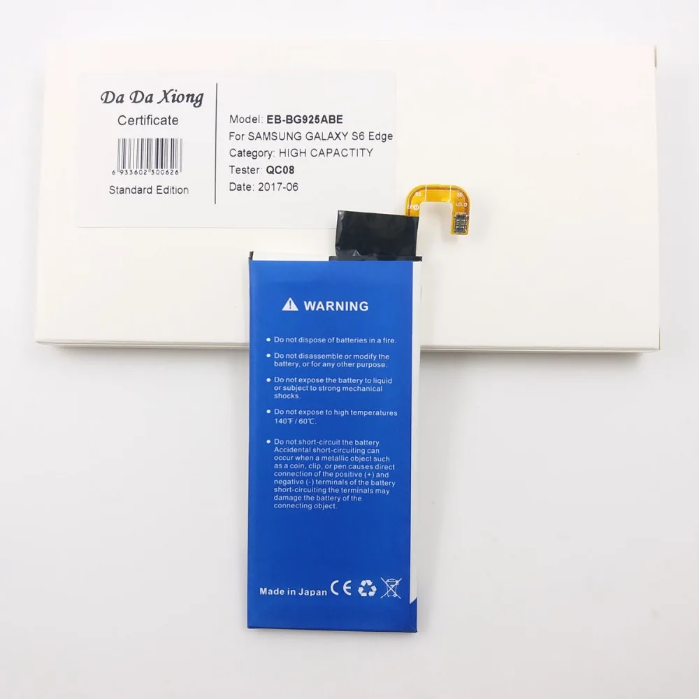 5200 мАч EB-BG925ABE литий-ионный аккумулятор для телефона samsung GALAXY S6 Edge G9250 G925F G925FQ G925S+ Бесплатные инструменты