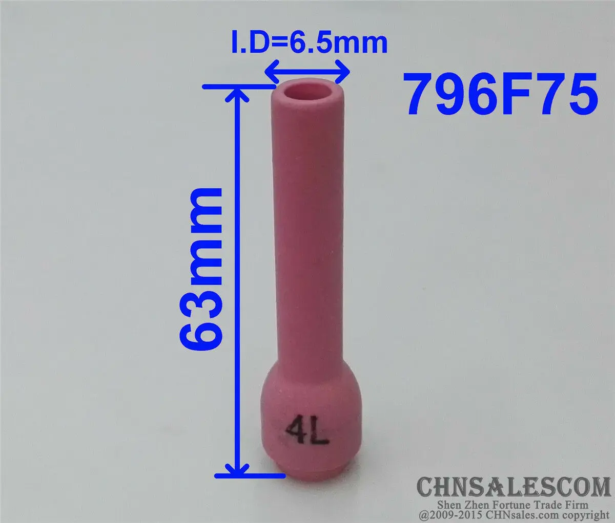 CHNsalescom 10 шт 4 #796F75 63 мм сопло из оксида алюминия для WP 9 20 ID = 6 5 1/4&quot|Сварочные сопла| |