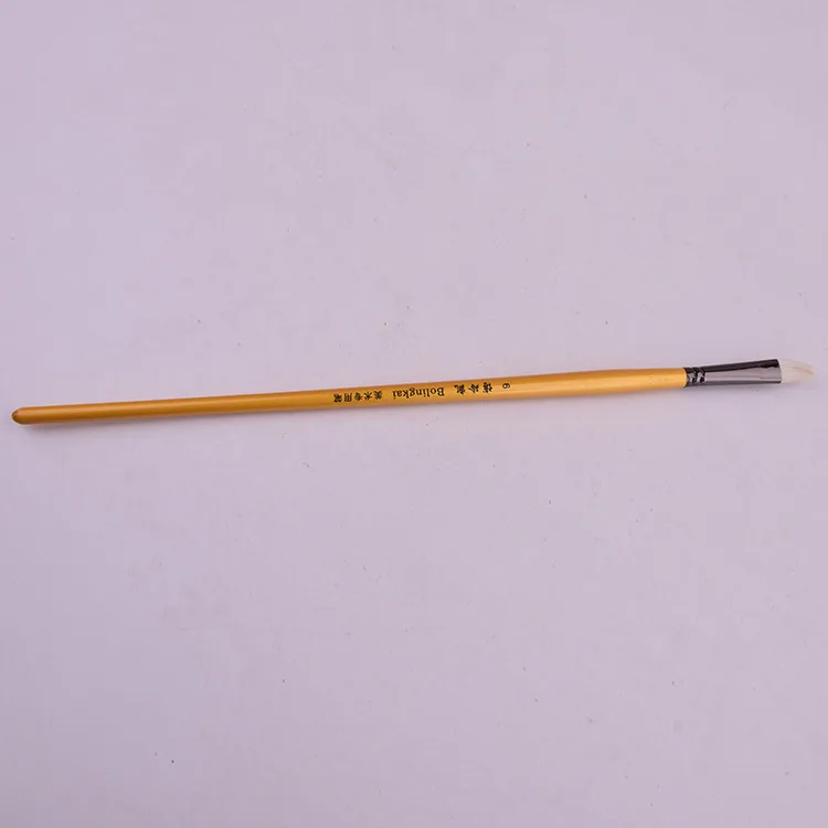 6 шт. набор кистей для рисования мелом Белая лошадь золотистая Длинная Деревянная