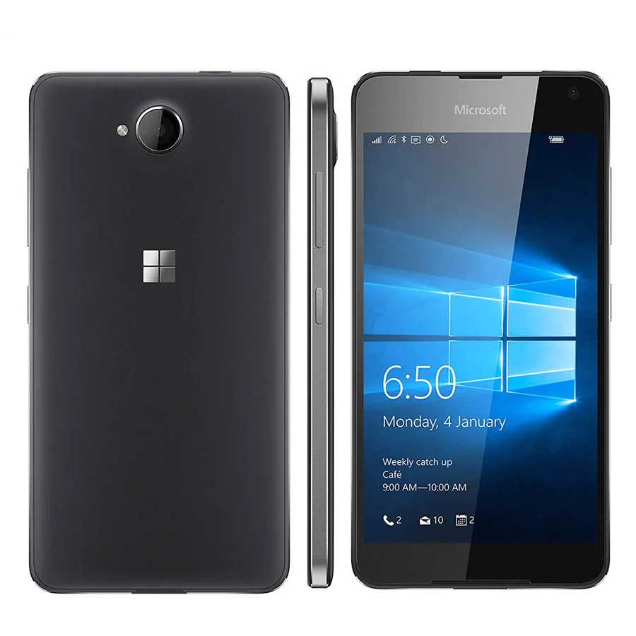 Мобильный телефон Nokia microsoft lumia 650 Rm-1152, версия ЕС, 4G, 5,0 дюймов, четырехъядерный процессор, 1 ГБ ОЗУ, 16 Гб ПЗУ, 8 Мп, одна sim-карта