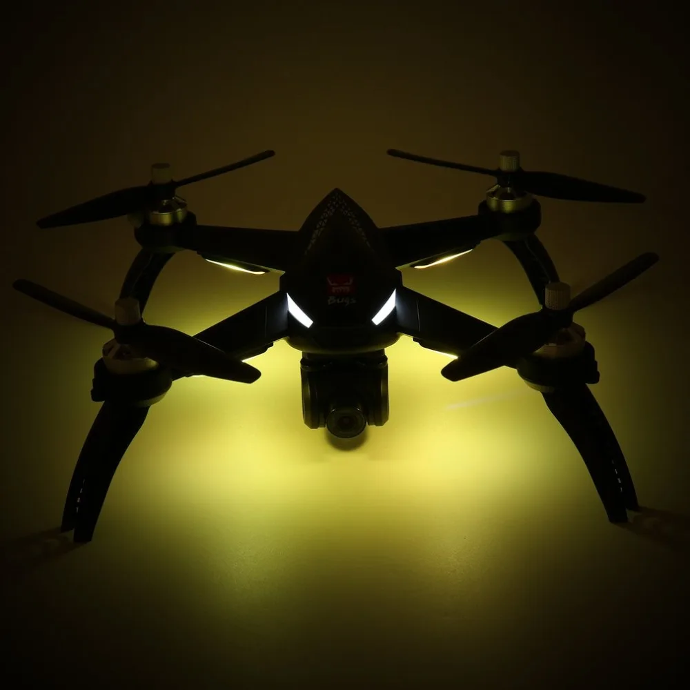 MJX Bugs 5W B5W бесщеточный двигатель GPS FPV RC Дрон Квадрокоптер с регулируемым 5G wifi 1080P