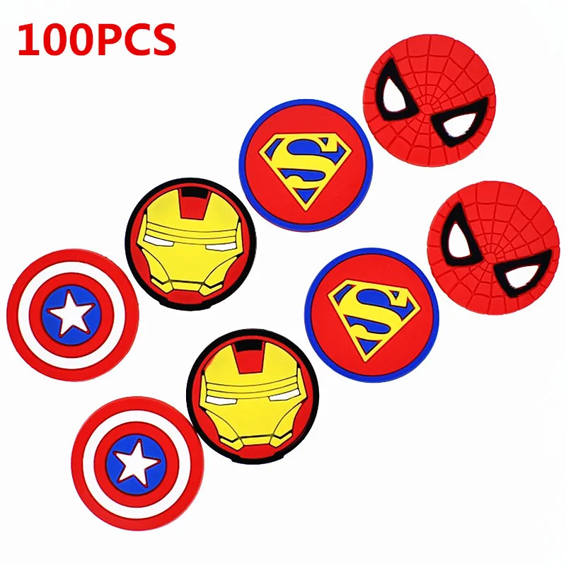 Новинка 100 шт. Мститель Человек-паук Капитан Америка милые мягкие декоративные