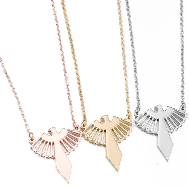 Yiustar Elegant Exquisite Graceful Perfect Eagle Pendant Necklaces Cute Sweet Charming Necklace For Women Girls Kids Party Gifts | Украшения
