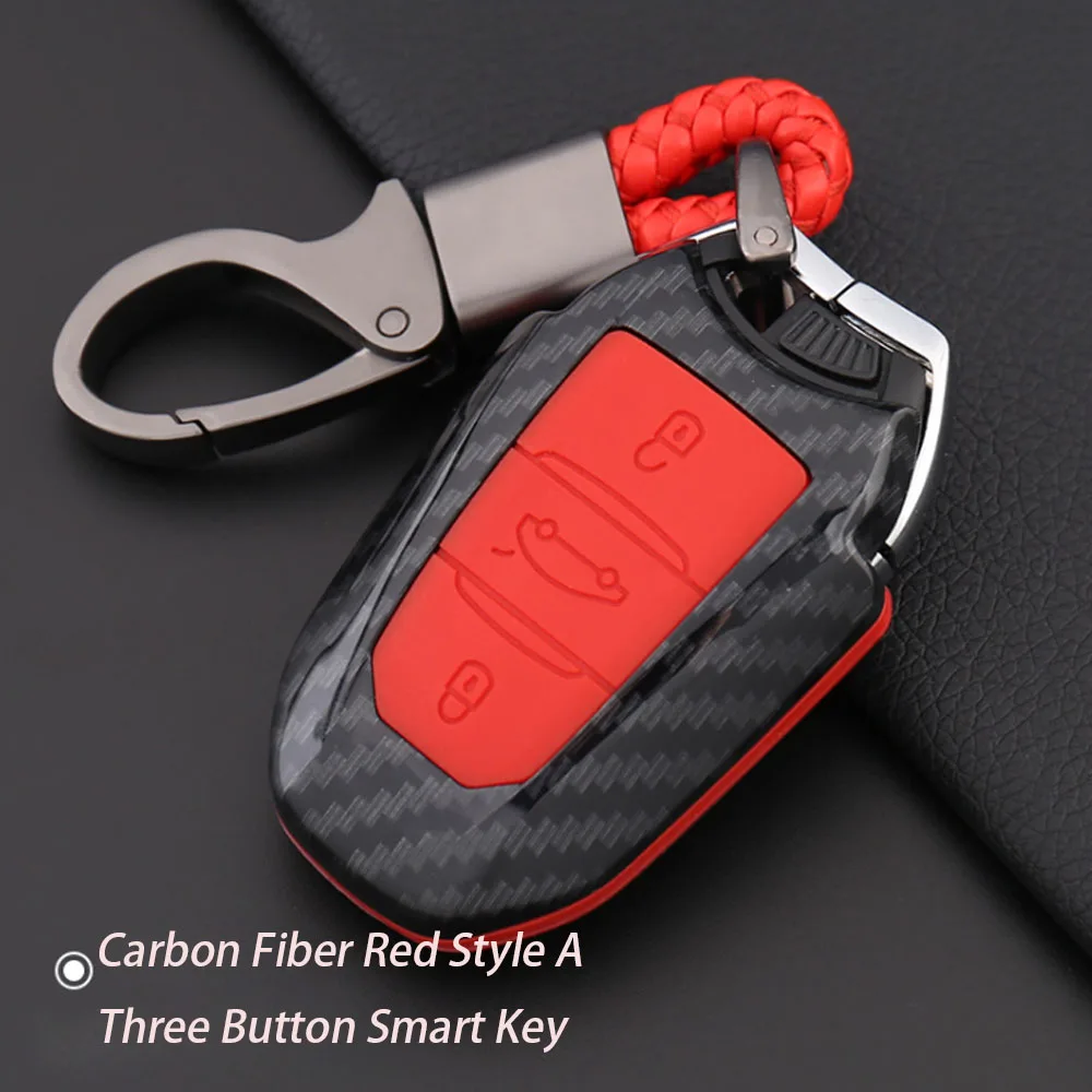 Carbon Fiber Car key case cover Fob for Citroen C4L CACTUS C5 C3 C6 C8 Peugeot 3008 308 RCZ 508 408 2008 Smart | Автомобили и