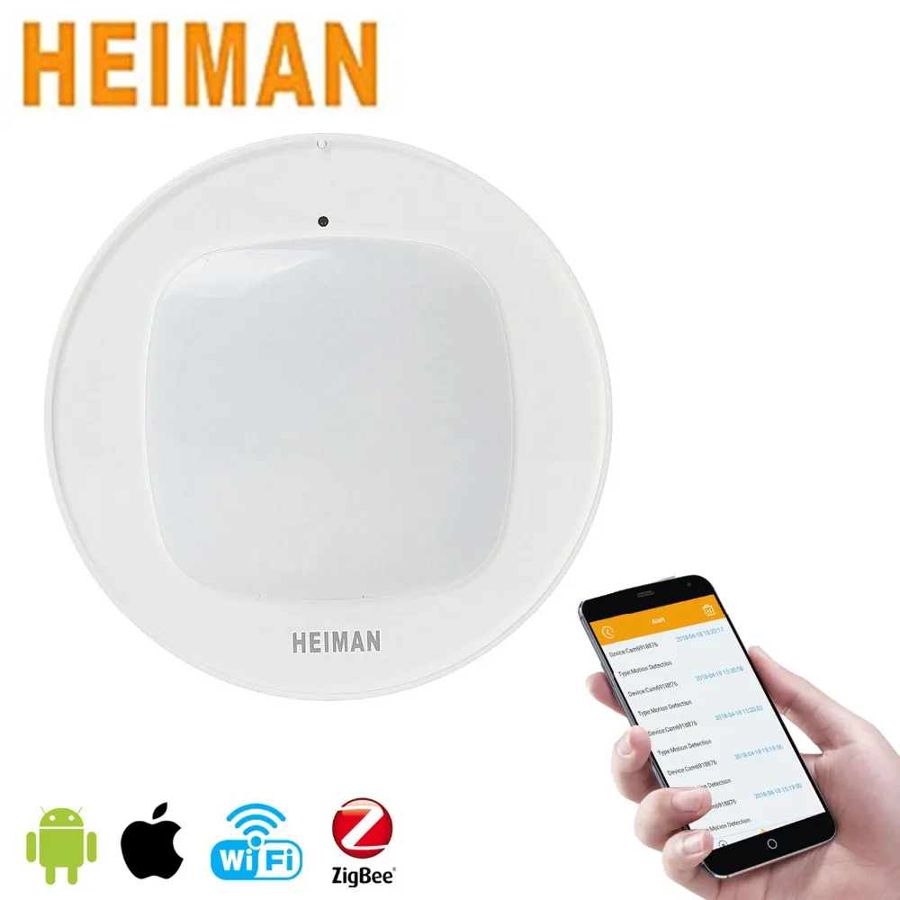 HEIMAN Zigbee Беспроводной умный инфракрасный датчик движения детектор с