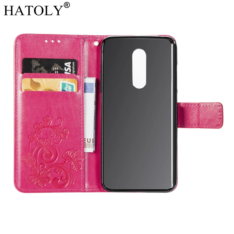 Чехол книжка HATOLY для LG Q9 кожаный чехол кошелек силиконовый из искусственной кожи