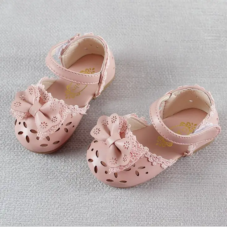 Новинка весна-осень 2019 сандалии для маленьких девочек нескользящая сетчатая