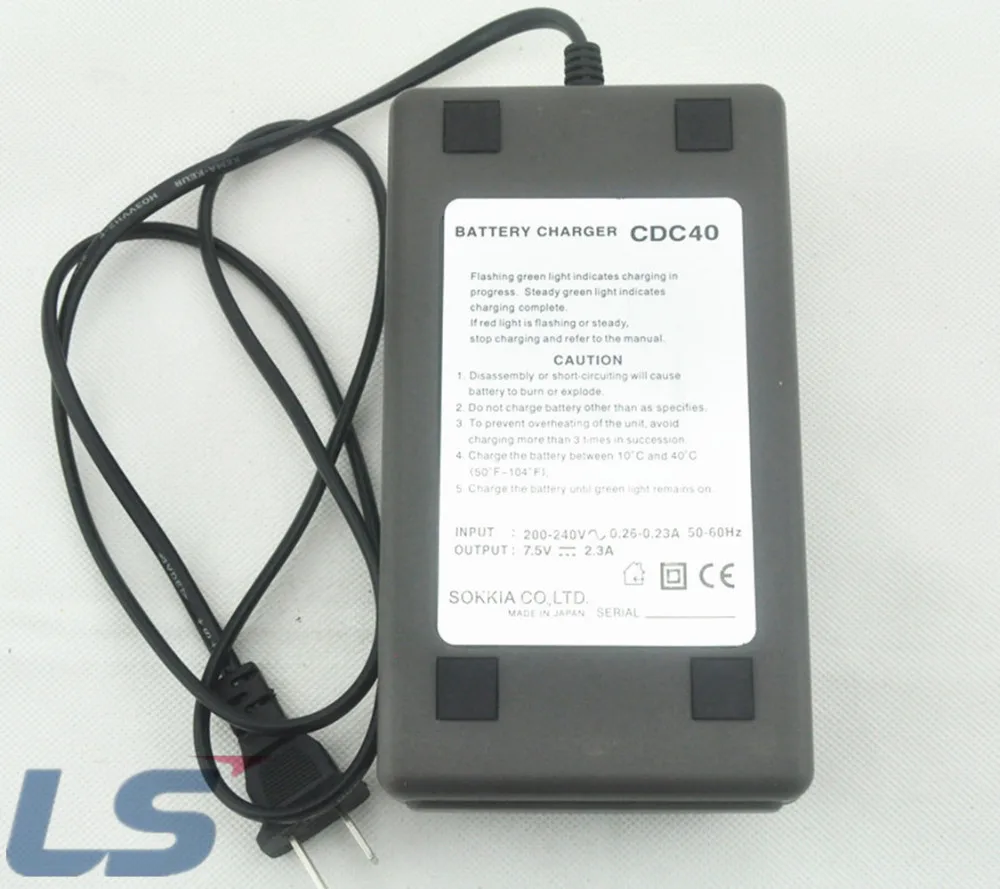 Зарядное устройство SOKKIA CDC40 для забора аккумуляторов BDC35 BDC35A 2 шт.|Детали и