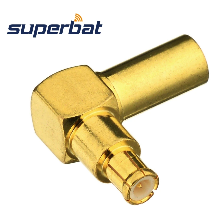 Superbat MCX Jack to Plug Adapter Right Angle RF Coaxial Connector | Мобильные телефоны и аксессуары