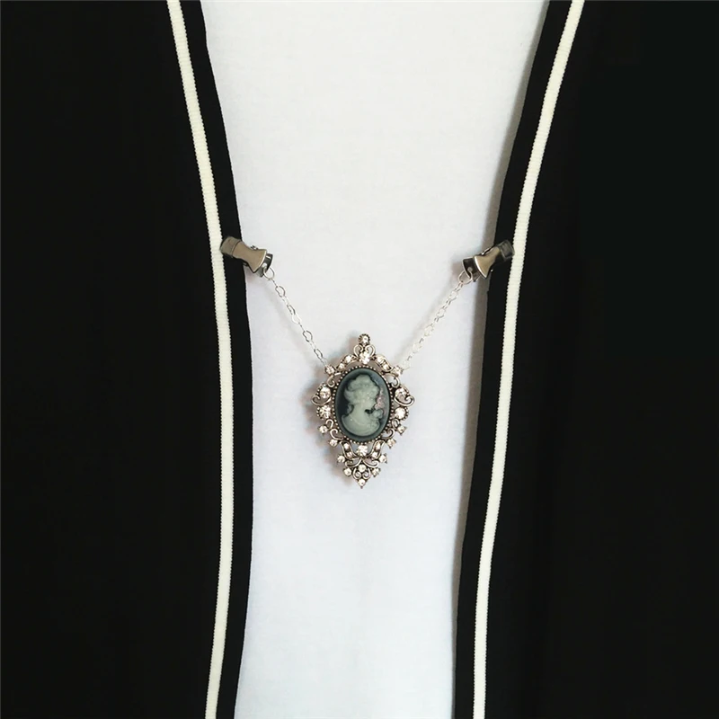 Женский кардиган Rhinstone Cameo заколка для свитера брошь булавка винтажное женское