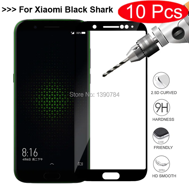 10 шт 2.5D полное покрытие протектор экрана из закаленного стекла для Xiaomi Black Shark 5 99