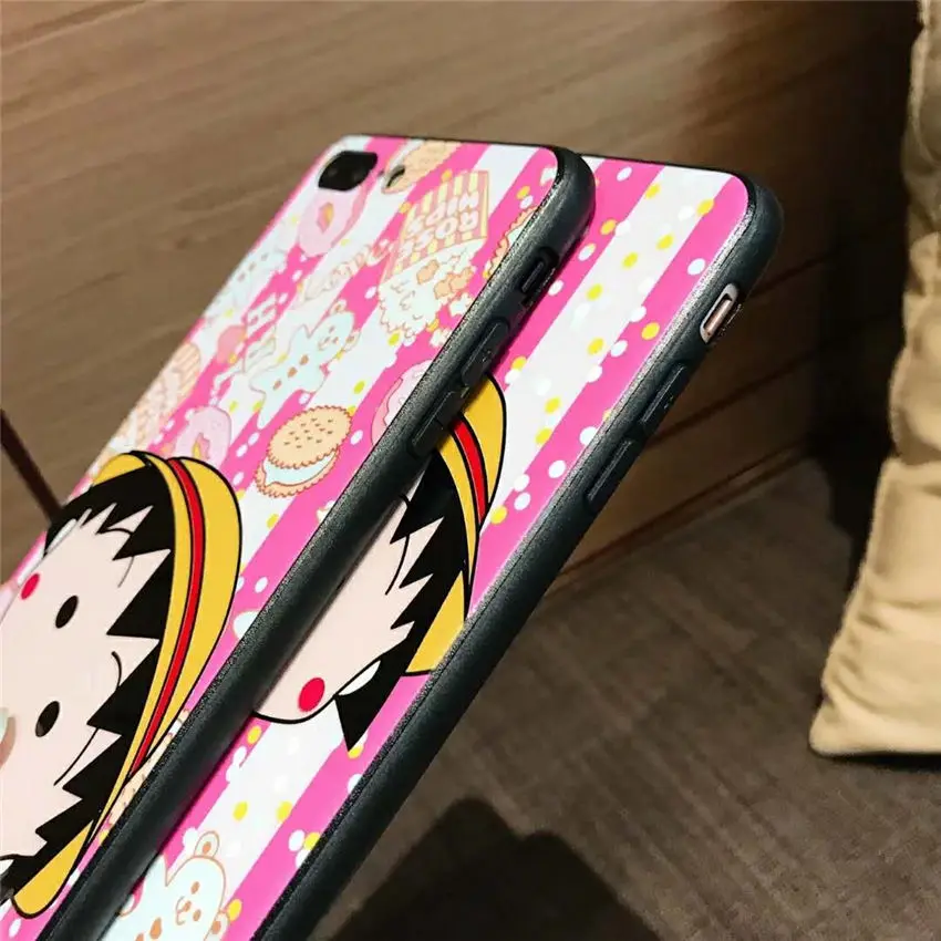 Рельеф Лаки Тедди Chibi Maruko-chan Cookie Печенье узор TPU + PC чехол Чехол для задней панели с